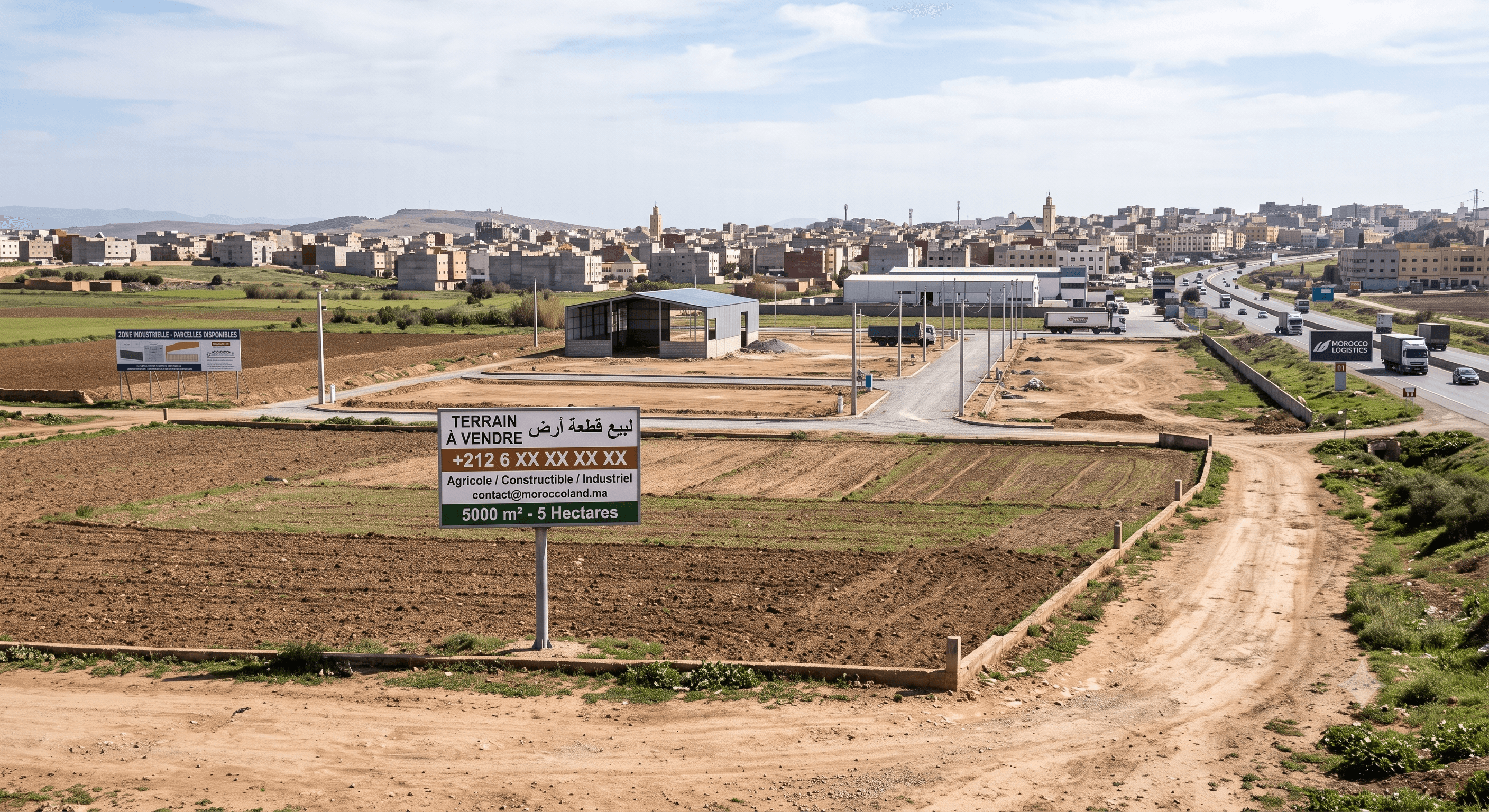 Grand Terrain Agricole Benslimane